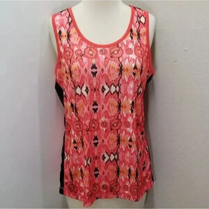 {B Sport} Ikat Print Activewear Tank Top